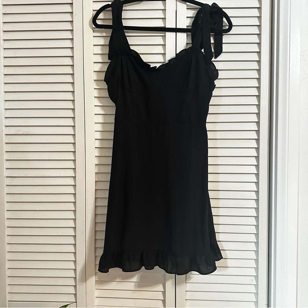 Bow Strap Empire Waist Dress